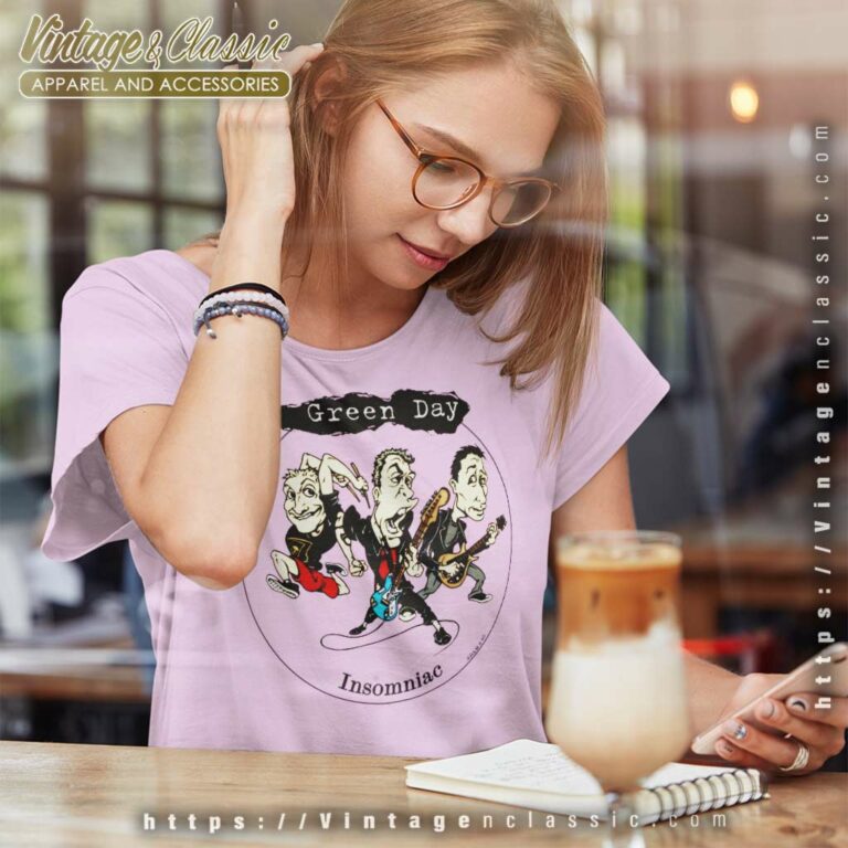 Green Day Insomniac Tour Women TShirt Green Day Insomniac Tour Women TShirt
