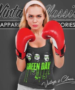Green Day Member Rock Band Tank Top Racerback 1