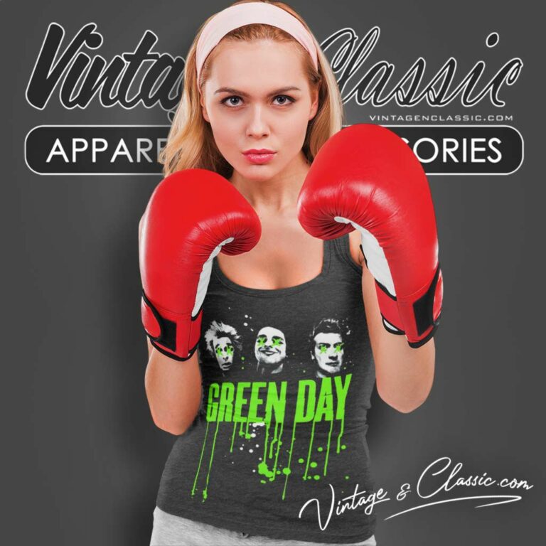 Green Day Member Rock Band Tank Top Racerback 1 Green Day Member Rock Band Tank Top Racerback 1