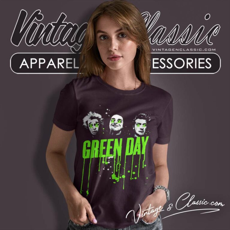 Green Day Member Rock Band Women TShirt 1 Green Day Member Rock Band Women TShirt 1