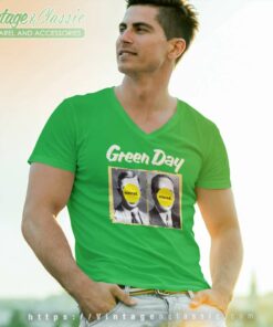Green Day Nimrod Shirt 4 Green Day Nimrod V Neck TShirt