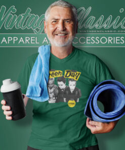 Green Day Nimrod Xxv V Neck TShirt