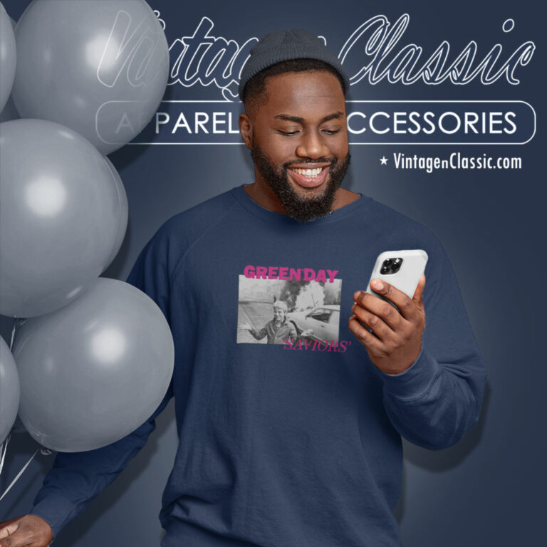 Green Day Official Saviors Sweatshirt Green Day Official Saviors Sweatshirt