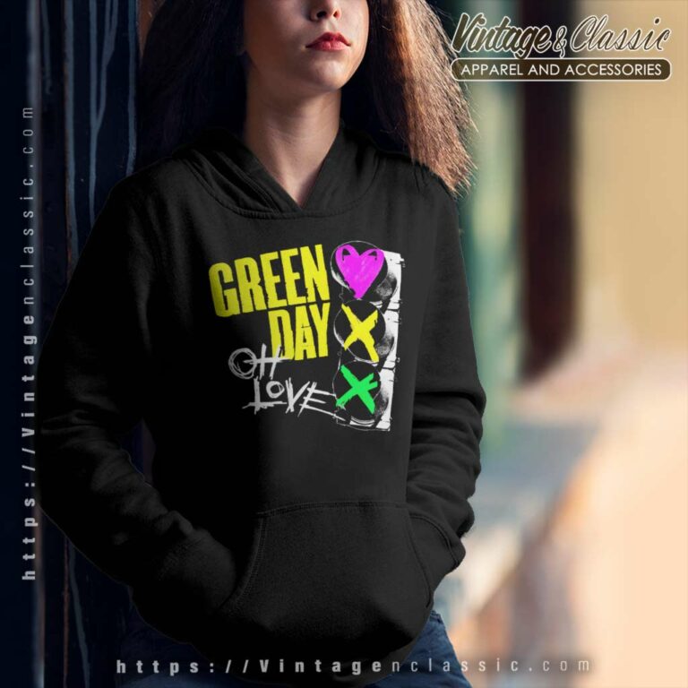 Green Day Oh Love Hoodie Green Day Oh Love Hoodie