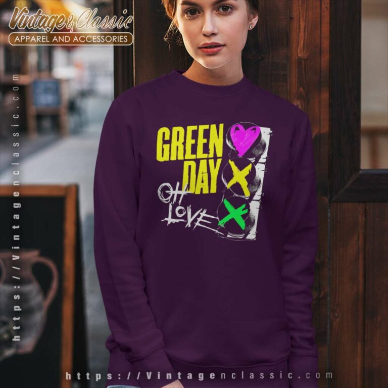 Green Day Oh Love Sweatshirt Green Day Oh Love Sweatshirt