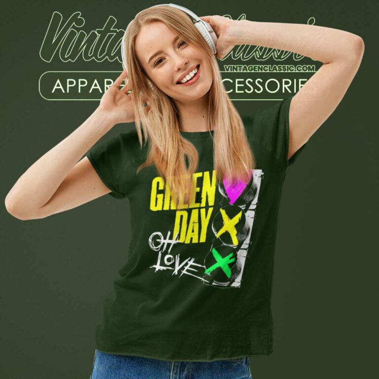 Green Day Oh Love Women TShirt Green Day Oh Love Women TShirt