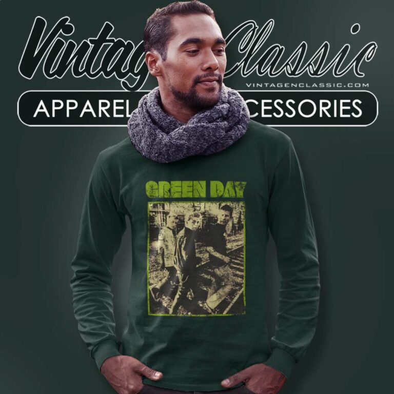 Green Day On The Radio Photo Long Sleeve Tee Green Day On The Radio Photo Long Sleeve Tee