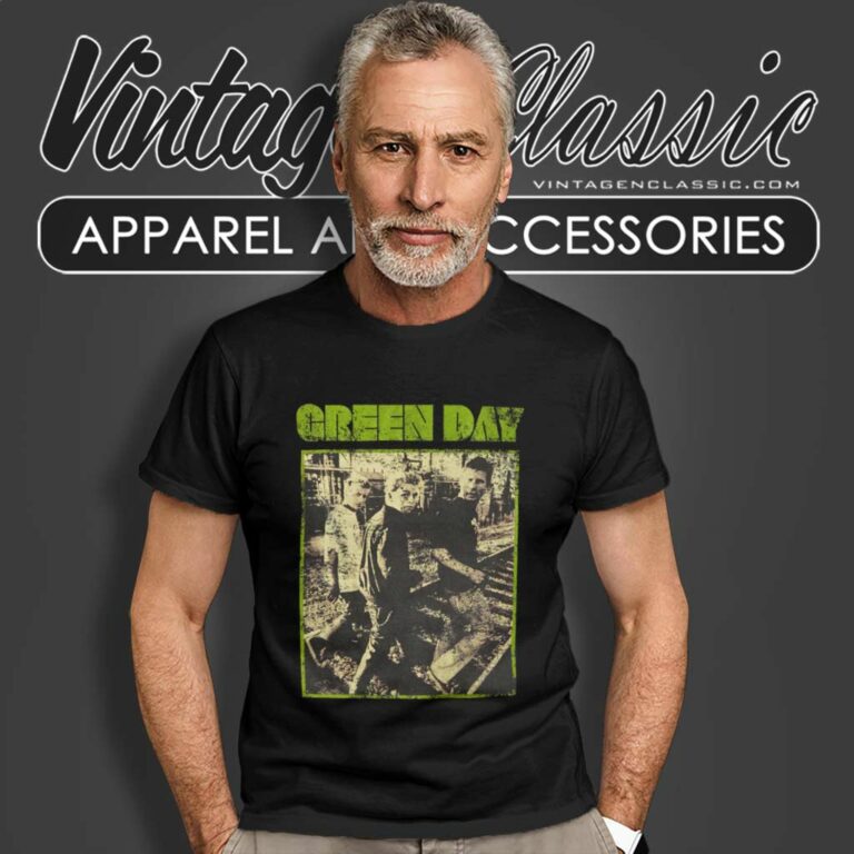 Green Day On The Radio Photo T Shirt Green Day On The Radio Photo T Shirt