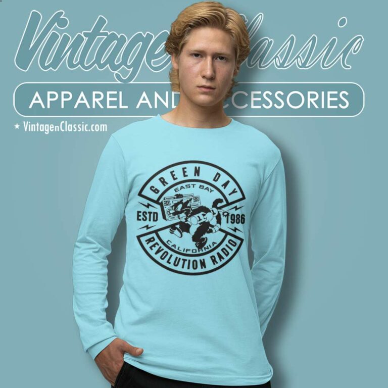Green Day Revolution Radio Long Sleeve Tee Green Day Revolution Radio Long Sleeve Tee