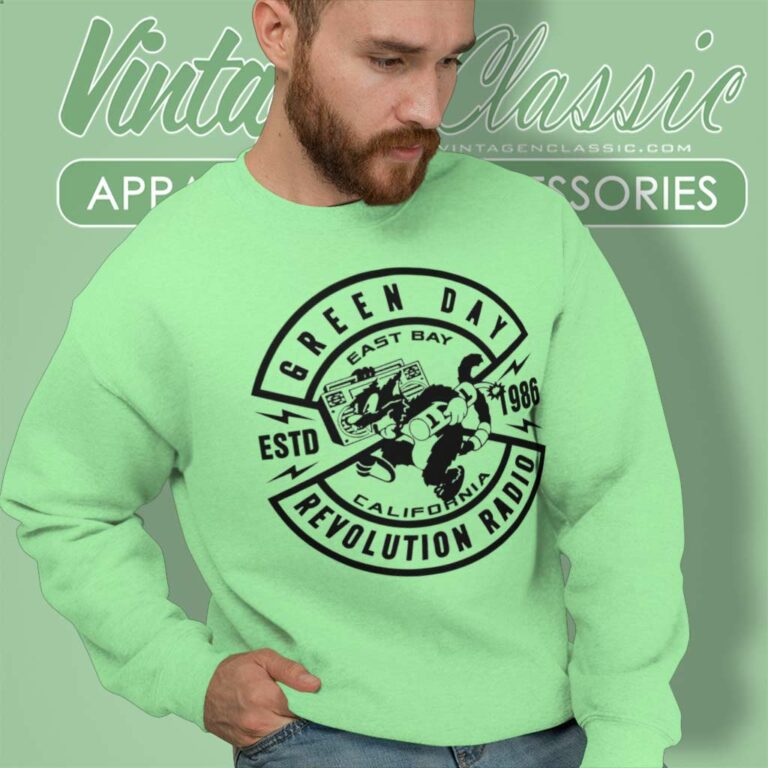 Green Day Revolution Radio Sweatshirt Green Day Revolution Radio Sweatshirt