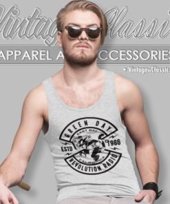 Green Day Revolution Radio Tank Top Racerback