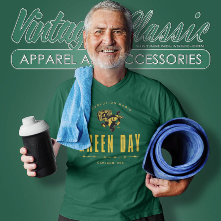 Green Day Revolution Radio Tour V Neck TShirt Green Day Revolution Radio Tour V Neck TShirt
