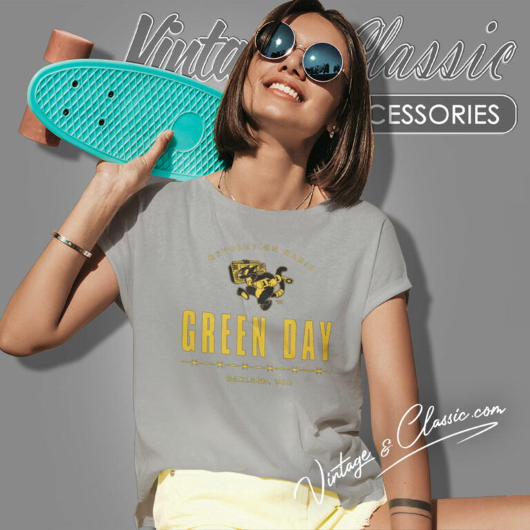 Green Day Revolution Radio Tour Women T Shirt Green Day Revolution Radio Tour Women T Shirt