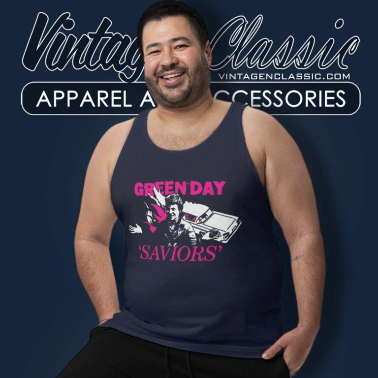 Green Day Saviors Tank Top Racerback Green Day Saviors Tank Top Racerback
