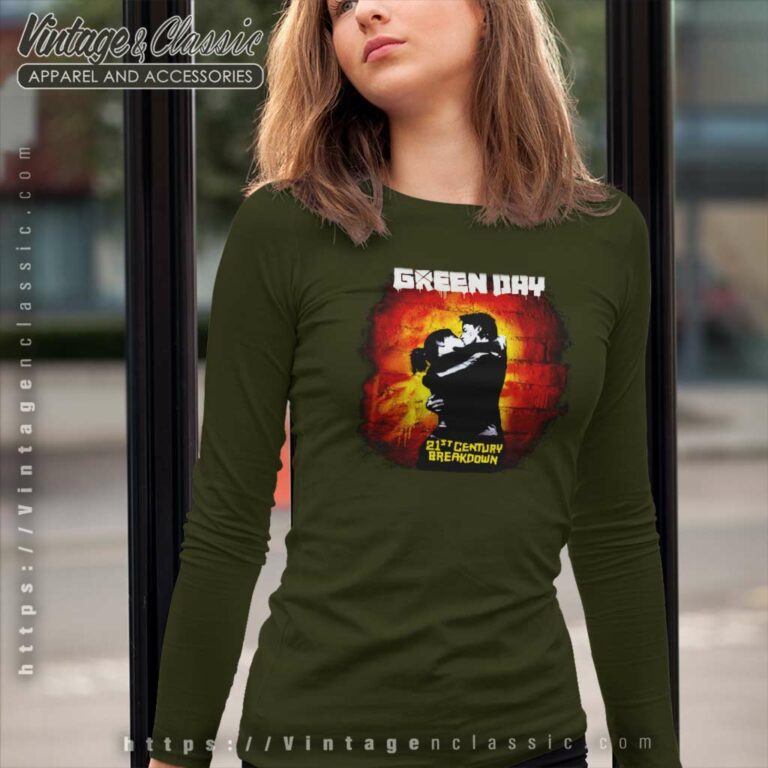 Green Day Shirt 21st Century Breakdown Long Sleeve Tee Green Day Shirt 21st Century Breakdown Long Sleeve Tee
