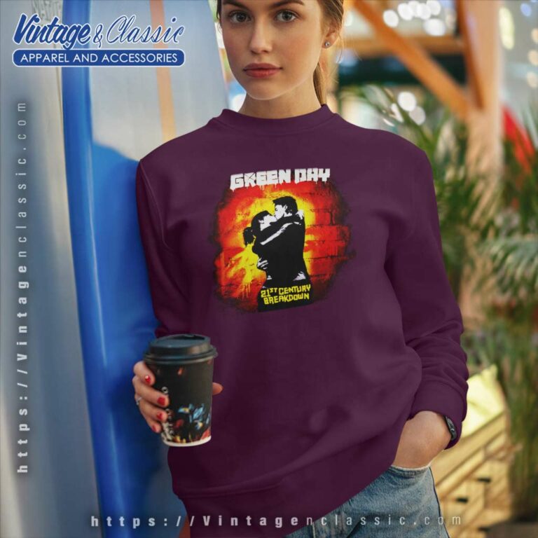 Green Day Shirt 21st Century Breakdown Sweatshirt Green Day Shirt 21st Century Breakdown Sweatshirt