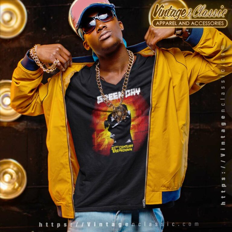 Green Day Shirt 21st Century Breakdown V Neck TShirt Green Day Shirt 21st Century Breakdown V Neck TShirt