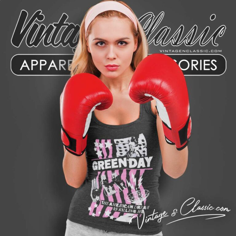 Green Day Shirt The American Dream Is Killing Me Tank Top Racerback Green Day Shirt The American Dream Is Killing Me Tank Top Racerback