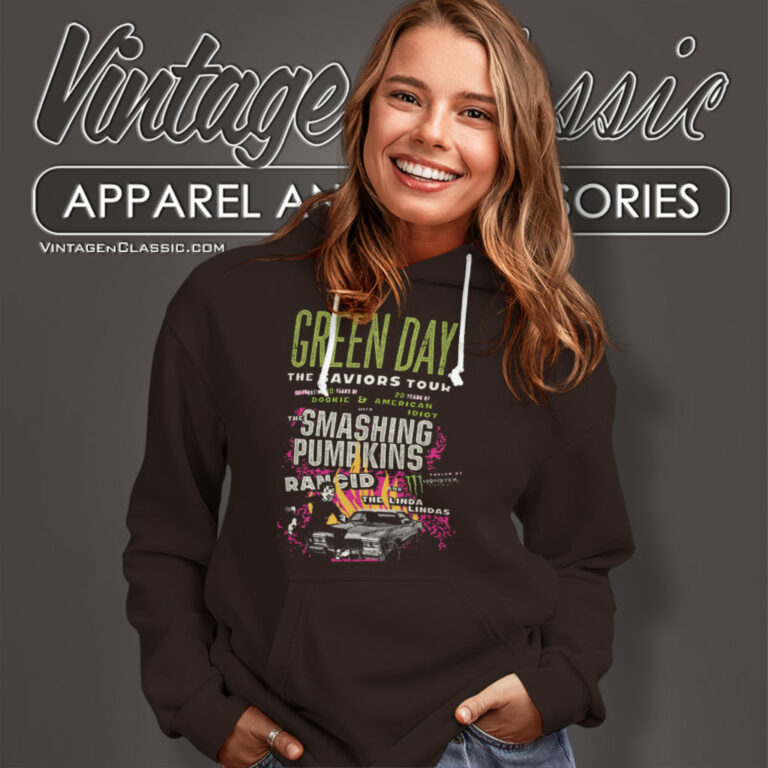 Green Day Shirt The Saviors 2024 Tour Hoodie Green Day Shirt The Saviors 2024 Tour Hoodie