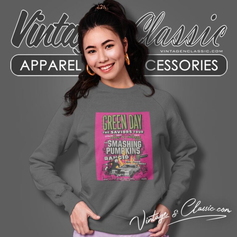 Green Day Shirt The Saviors Tour 2024 Sweatshirt Green Day Shirt The Saviors Tour 2024 Sweatshirt