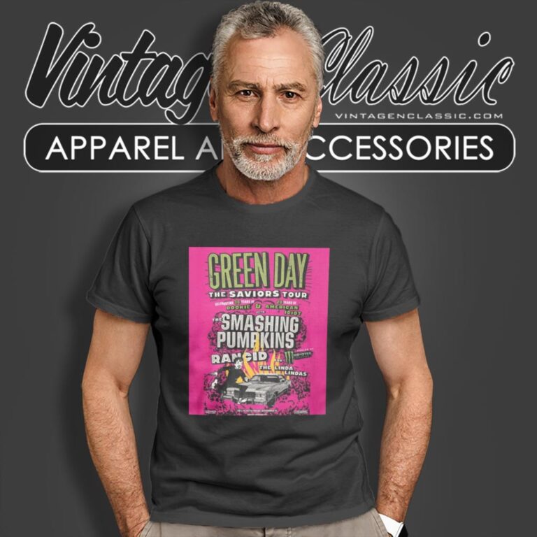 Green Day Shirt The Saviors Tour 2024 T Shirt Green Day Shirt The Saviors Tour 2024 T Shirt
