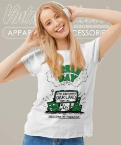Green Day Shirt Welcome To Paradise Women TShirt