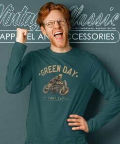 Green Day Skeleton Ride Long Sleeve Tee