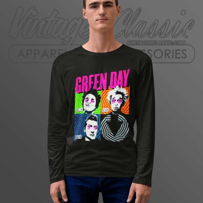 Green Day Spiral 4 Long Sleeve Tee Green Day Spiral 4 Long Sleeve Tee