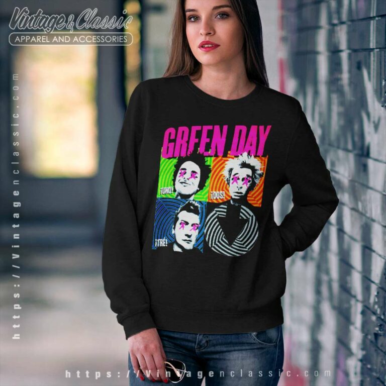 Green Day Spiral 4 Sweatshirt Green Day Spiral 4 Sweatshirt
