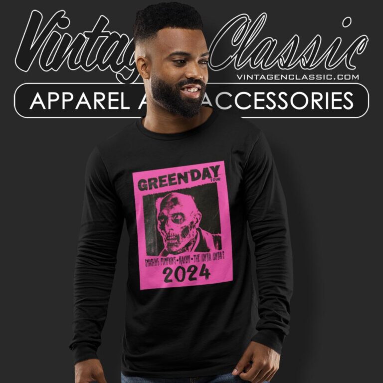 Green Day The Saviors Tour 2024 Long Sleeve Tee Green Day The Saviors Tour 2024 Long Sleeve Tee