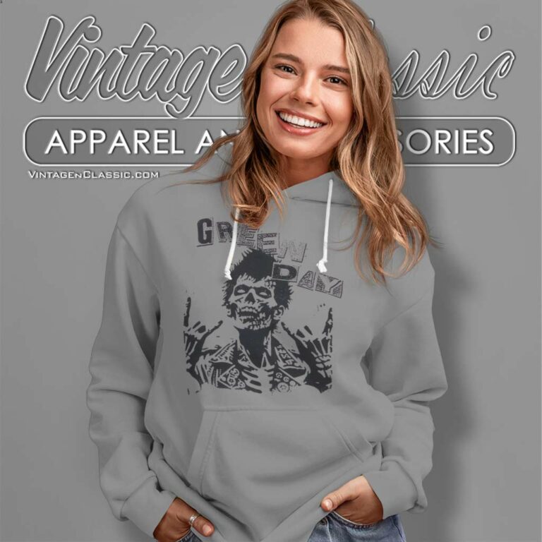 Green Day Zombie Rocker Hoodie Green Day Zombie Rocker Hoodie