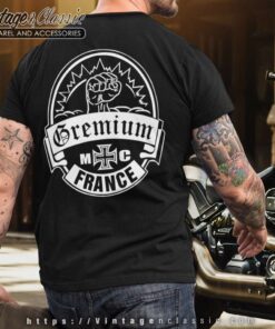 Gremium Mc France Shirt 4 Gremium Mc France T shirt Backside