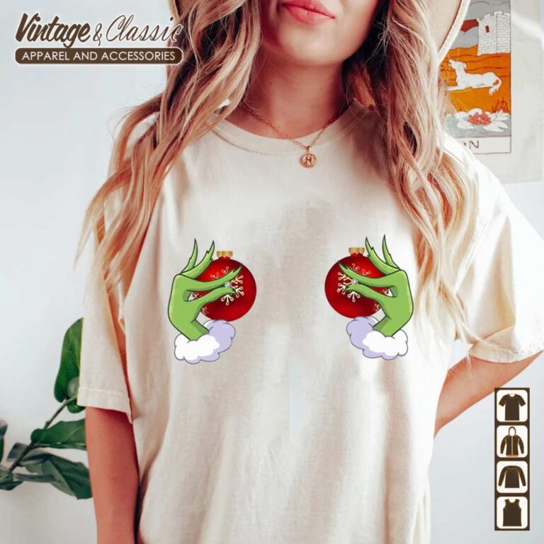 Grinch 2 Balls Christmas TShirt Grinch 2 Balls Christmas TShirt