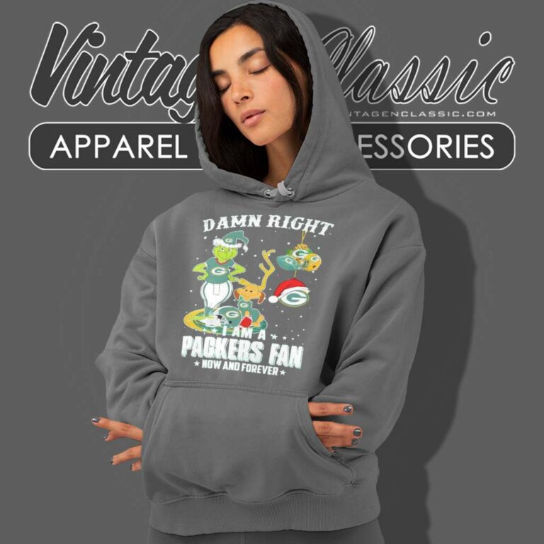 Grinch And Dog Damn Right Packers Fan Santa Christmas Hoodie Grinch And Dog Damn Right Packers Fan Santa Christmas Hoodie
