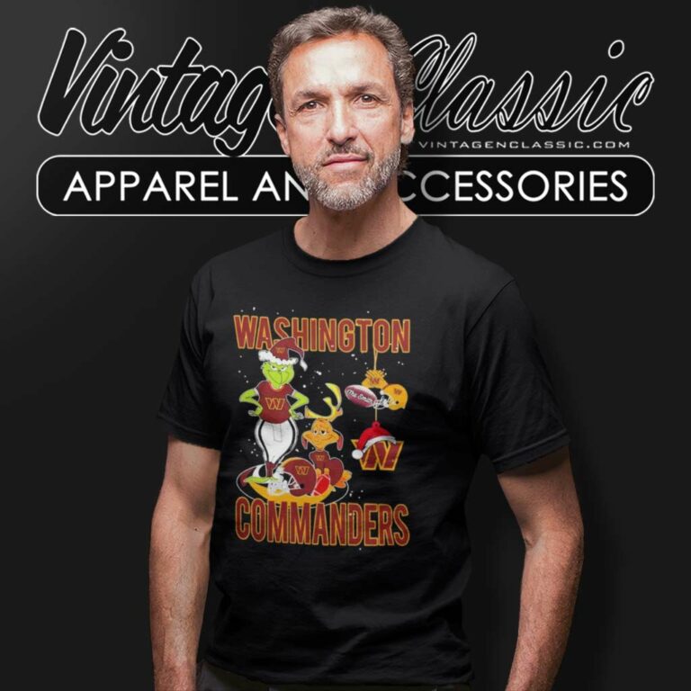 Grinch And Dog Washington Commanders Santa Christmas T Shirt Grinch And Dog Washington Commanders Santa Christmas T Shirt