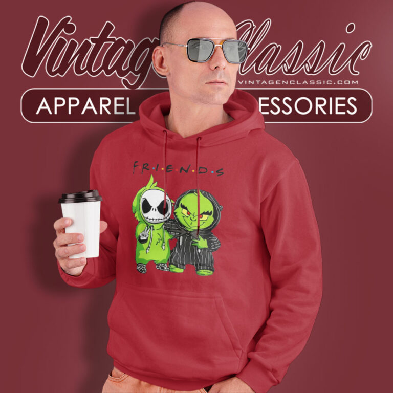 Grinch And Jack Skellington Hoodie Grinch And Jack Skellington Hoodie