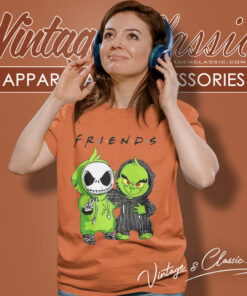 Grinch And Jack Skellington Women T Shirt