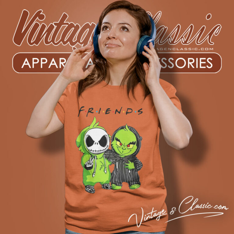 Grinch And Jack Skellington Women T Shirt Grinch And Jack Skellington Women T Shirt