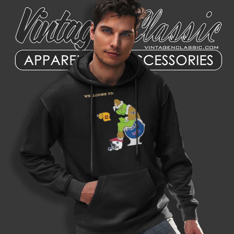 Grinch Baltimore Ravens Shit On Buffalo Bills Funny Christmas Hoodie Grinch Baltimore Ravens Shit On Buffalo Bills Funny Christmas Hoodie