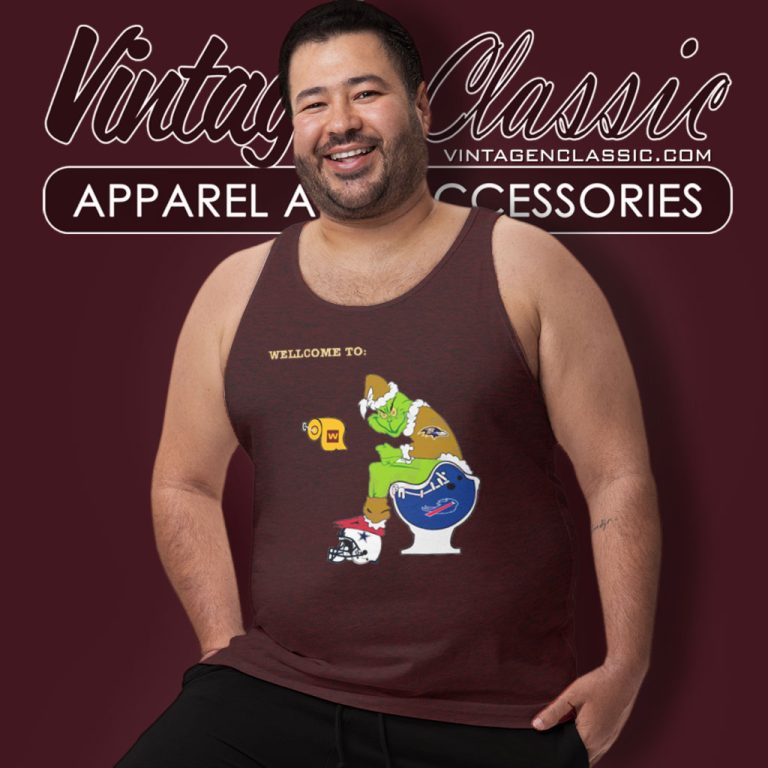 Grinch Baltimore Ravens Shit On Buffalo Bills Funny Christmas Tank Top Racerback Grinch Baltimore Ravens Shit On Buffalo Bills Funny Christmas Tank Top Racerback