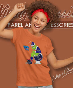 Grinch Baltimore Ravens Toilet Houston Texans Women T Shirt