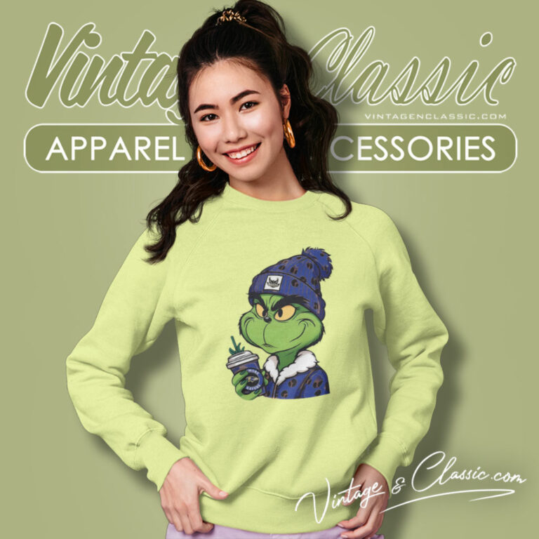 Grinch Boujee Baltimore Ravens Christmas Sweatshirt Grinch Boujee Baltimore Ravens Christmas Sweatshirt