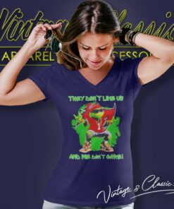 Grinch Buccaneers They Dont Like Us And We Dont Care V Neck TShirt