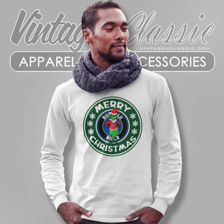 Grinch Buffalo Bills Merry Christmas Long Sleeve Tee 1 Grinch Buffalo Bills Merry Christmas Long Sleeve Tee 1