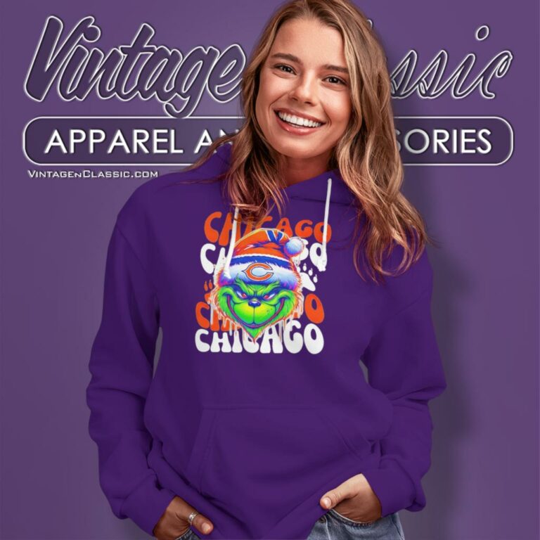 Grinch Chicago Bears Christmas Hoodie Grinch Chicago Bears Christmas Hoodie