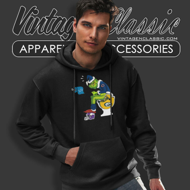 Grinch Chicago Bears Toilet Hoodie Grinch Chicago Bears Toilet Hoodie