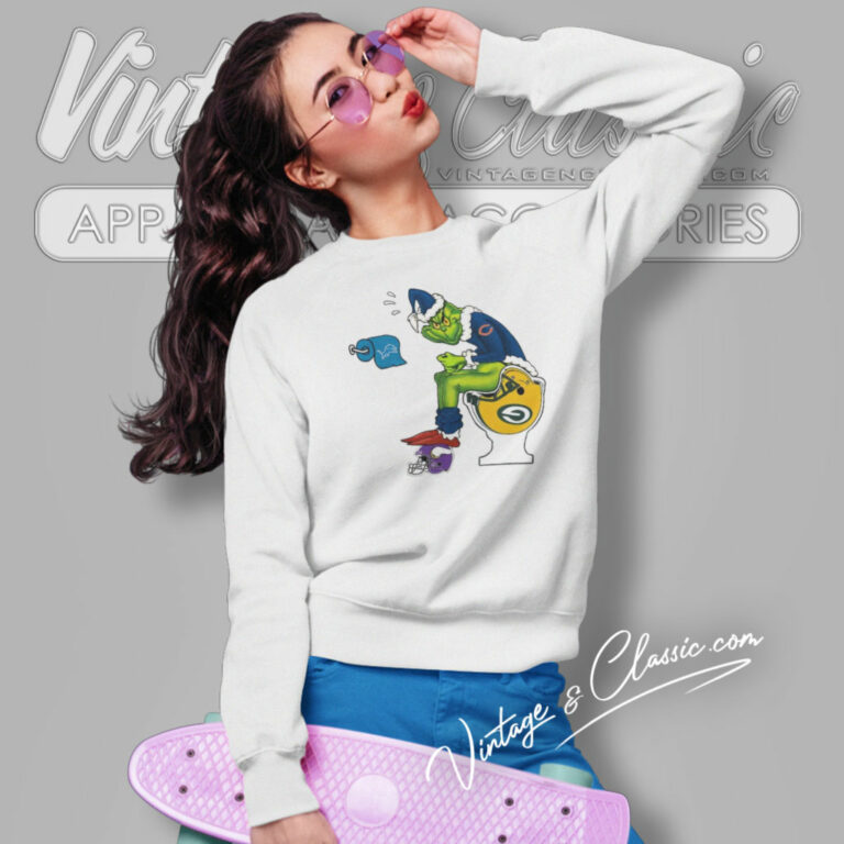 Grinch Chicago Bears Toilet Sweatshirt Grinch Chicago Bears Toilet Sweatshirt