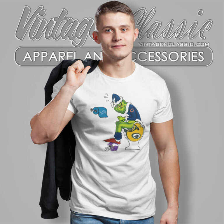 Grinch Chicago Bears Toilet T Shirt Grinch Chicago Bears Toilet T Shirt