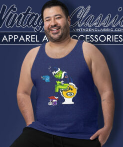 Grinch Chicago Bears Toilet Tank Top Racerback