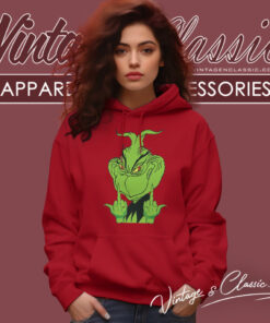 Grinch Christmas Fck Funny Hoodie